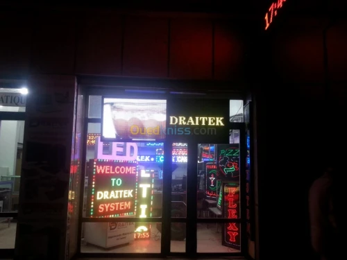 ENSEIGNE PUB ET AFFICHEUR  A LED 