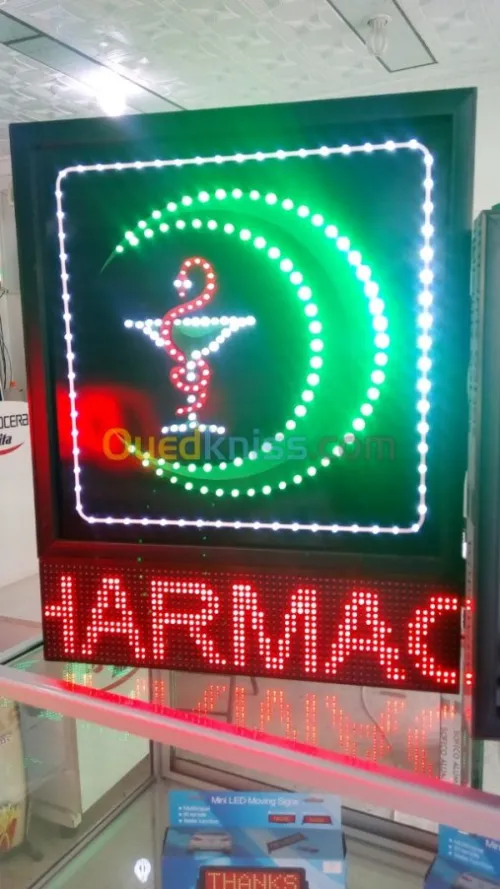 ENSEIGNE PUB ET AFFICHEUR  A LED 
