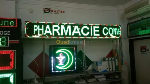 ENSEIGNE PUB ET AFFICHEUR  A LED 