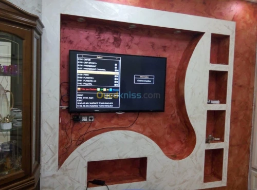 Placo plâtre décoration  