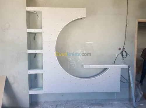 Placo plâtre décoration  