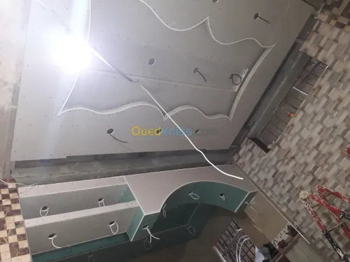 Placo plâtre décoration  