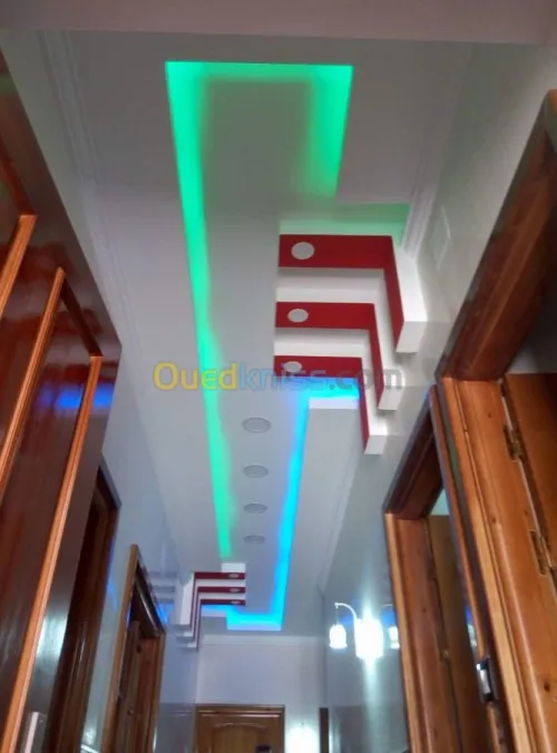 Placo plâtre décoration  