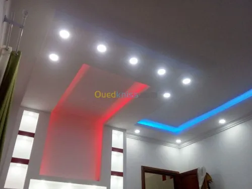 Placo plâtre décoration  