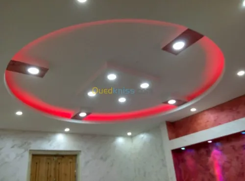 Placo plâtre décoration  