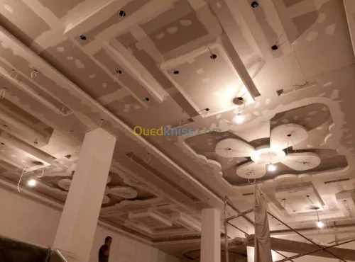 Placo plâtre décoration  
