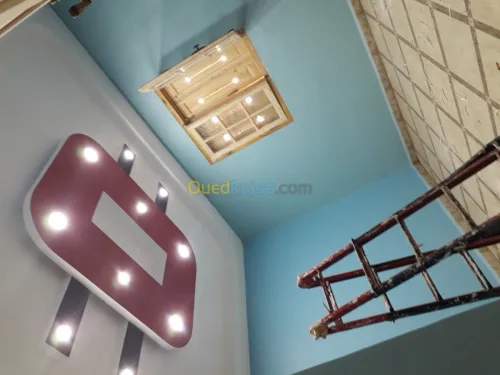 Placo plâtre décoration  