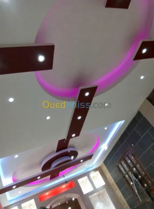 Placo plâtre décoration  