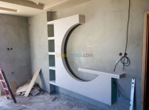 Placo plâtre décoration  