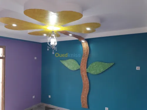 Placo plâtre décoration  