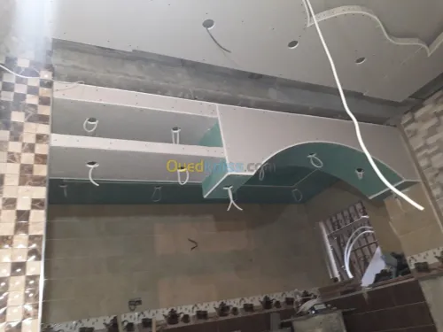 Placo plâtre décoration  