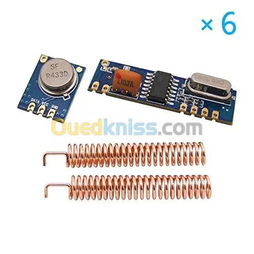  Émetteur STX882 et récepteur SRX882 433 MHz  arduino