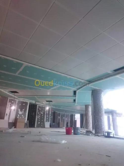 Faux plafond BA13 PVC DÉMONTABLE 