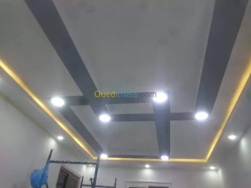 Faux plafond BA13 PVC DÉMONTABLE 