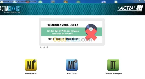 Mise à jour Actia Multidiag 2018
