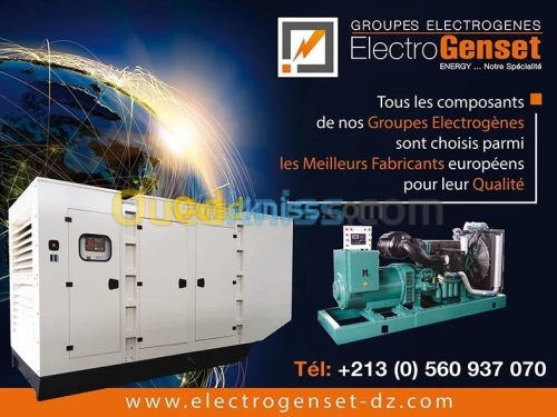 Groupe Électrogène RICARDO 100/110 KVA DISPONIBLE 