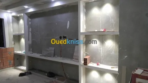 Faux plafond placo platre et pvc 