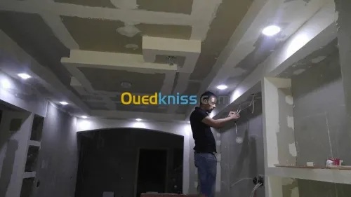 Faux plafond placo platre et pvc 