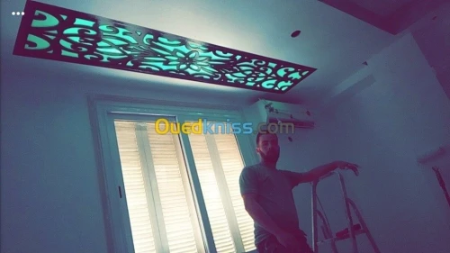 Faux plafond placo platre et pvc 