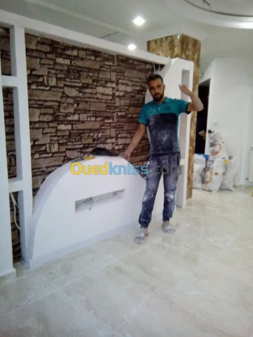 Faux plafond placo platre et pvc 