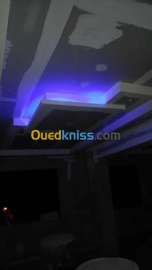 Faux plafond placo platre et pvc 