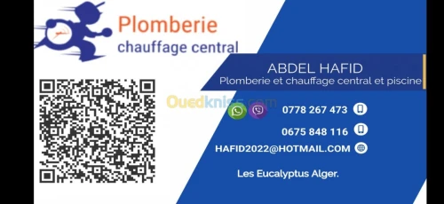 plombier et chauffagiste 