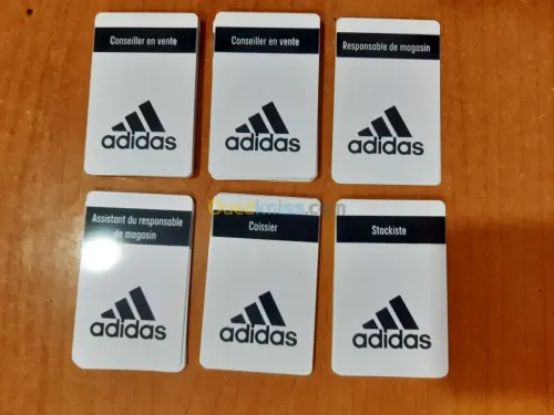 IMPRESSION SUR CARTES EN PVC (Badges)