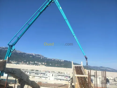 béton pret a l'emploi et pompe a béton