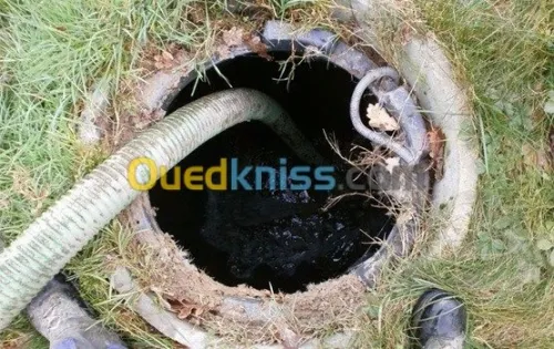  تنضيف جميع قنوات الصرف الصحي 