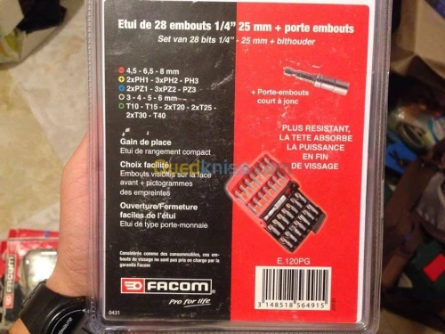 Lot de outillage FACOM original (caba)