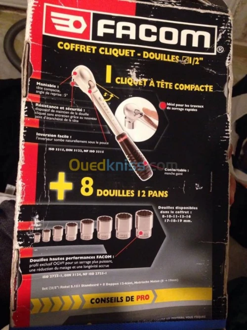 Lot de outillage FACOM original (caba)