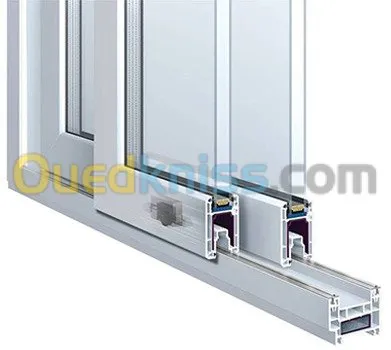Aluminium et PVC.
