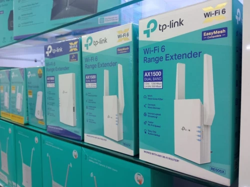 REPETEUR WIFI 6 BI-BANDE AX1500 GIGABIT ANTENNE EXTERNE TP-LINK RE505X