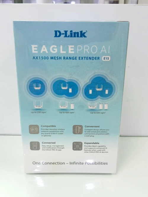 RÉPÉTEUR EXTENDEUR D-LINK EAGLE PRO AI MESH AX1500 E15