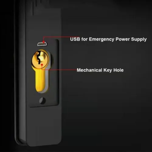 SERRURE INTÉLLIGENTE BIOMÉTRIQUE POUR PORTE ALUMINIUM X32