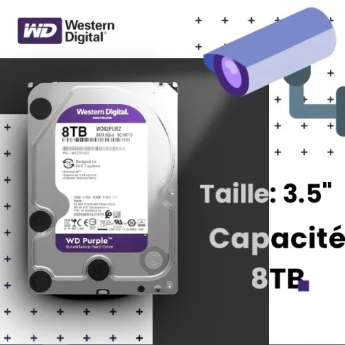 DISQUE DURE VIDEOSURVEILLANCE 1TB 2TB 4TB 6TB 8TB 