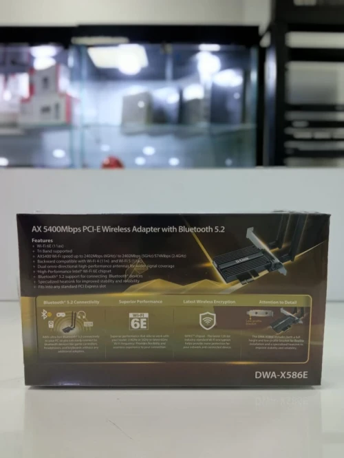 CARTE RESEAU WIFI 6 PCI EXPRESS AX 5400 DLINK DWA-X586E