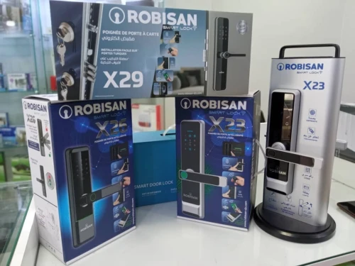 SERRURE INTÉLLIGENTE BIOMÉTRIQUE POUR PORTE ALUMINIUM X32