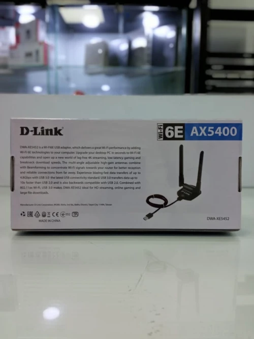 CARTE RESEAU PCI EXPRESS WIFI 6E AX 5400 BLUETOOTH 5.2 DLINK DWA-XE5452