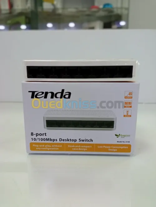 TENDA SWITCH DE BUREAU ETHERNET à 8 PORTS S108