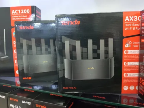 ROUTEUR AX3000 GIGABIT WIFI6 DUAL BAND TENDA TX12L PRO