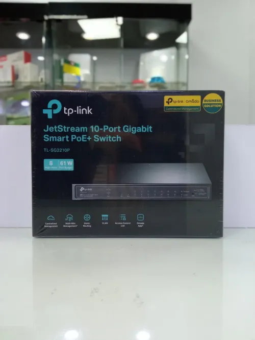 SWITCH TP-Link  JETSTREAM 10-Port GIGABIT SMART PoE+ TL-SG2210P