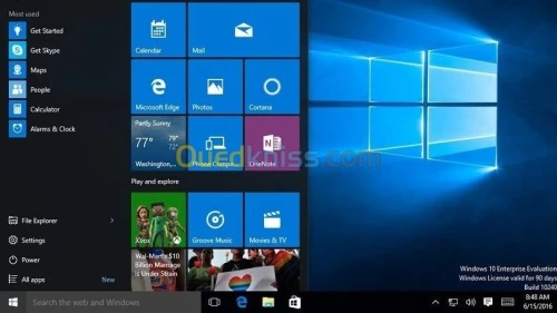 Windows 10 Home ,Pro &  Entreprise