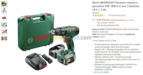 NEW BOSCH Perceuse-visseuse 