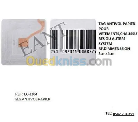 tag antivol etiquette antivol