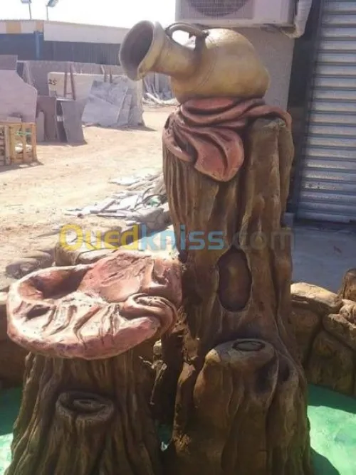 نافورة - شلال  وحدائق 