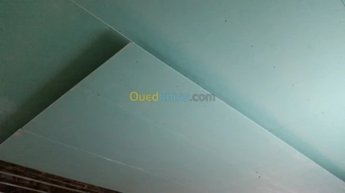 Revetement interieur en plaques de plâ