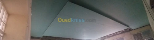 Revetement interieur en plaques de plâ