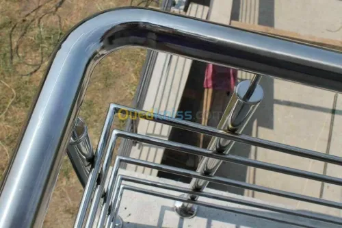 Rampes d'escalier en Inox 