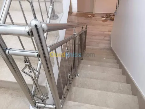 Rampes d'escalier en Inox 